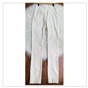 Amanda Uprichard Faux Leather Malta Pants Off White Size Medium